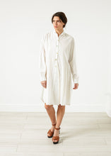 Load image into Gallery viewer, Pleated Sleeve Tunic in White