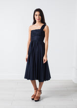 Load image into Gallery viewer, One Shoulder Dress in Navy