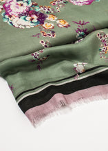 Load image into Gallery viewer, Floral Cashmere Scarf